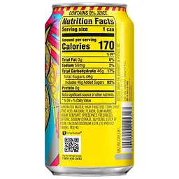 Газований напій Mountain Dew Spark Raspberry Lemonade Soda Pop 330 мл - мініатюра 3