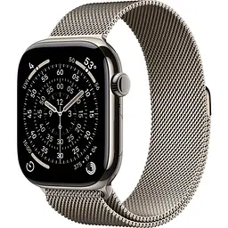 Смарт-годинник Apple Watch Series 11 GPS + Cellular 46mm Natural Titanium Case with Natural Milanese Loop M/L (MFD04) [149723]