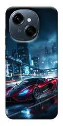 TPU чехол Demsky Red sport car для TECNO Spark Go 1