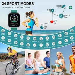 Смарт-годинник Jugeman Smartwatch Women Men 2024 Фітнес-трекер IP68 Водонепроникні - мініатюра 5