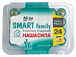 Набір батарейки Наша Сила Smart AA (LR6) 24 шт. - мініатюра 2