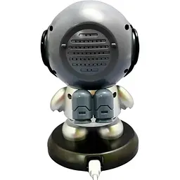 IP камера відеоспостереження RIAS Smart Robot (iCam365 APP) Wi-Fi 3MP Black-Grey - мініатюра 3