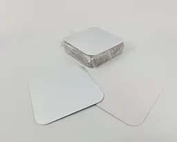Кришка з ламінованого картону для алюмінієвого контейнера SP84L, 100 шт, прямокутна для зберігання та доставки їжі - мініатюра 4