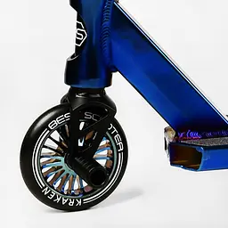 Самокат трюковий Best Scooter 58х87 см Чорно-блакитний 000231337 - мініатюра 6