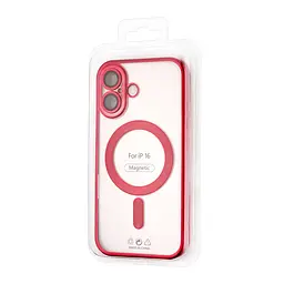 Чохол Ductil Metallic Edge with MagSafe (Protected Camera & Lens) iPhone 16 Red - мініатюра 2