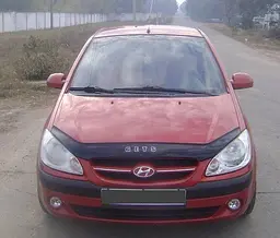Дефлектор капоту мухобійка для Hyundai Gets 2005-