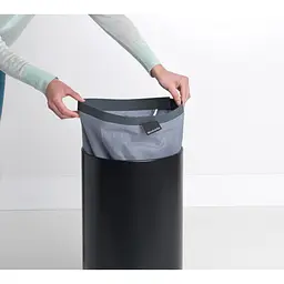 Бак для білизни Brabantia Laundry Bin чорний 35 л (120008) - мініатюра 4