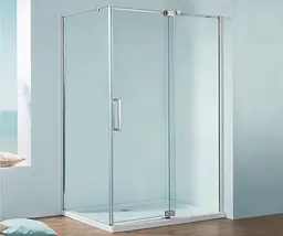 Душова кабіна без піддону Koer SR SC02-120x90x200-TR-01 прозоре скло Easy Clean 8 мм, хром KR5354, Універсальна, прозорий, хром - мініатюра 2