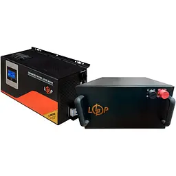 Джерело безперебійного живлення [ДБЖ] LogicPower LPM-PSW-12000VA + АКБ LiFePO4 11776Wh Smart BT [37469] [126897] - мініатюра 2