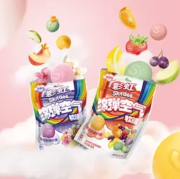 Жувальні цукерки Skittles Gummies Clouds Original Fruit Flavor 36г - мініатюра 3