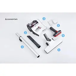 Пилосос XPRO-605 акумуляторний вакуумний 2000 mAh 150W 75дБ 6-10кПа 0.5 л 2 швидкості чорний (41401-15910_2094) - мініатюра 4