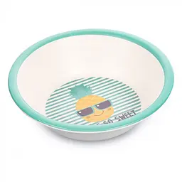 Мисочка бамбукова Canpol babies So cool Pineapple Ананас 300 мл бірюзовий (9/210_tur) - мініатюра 2