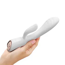 Вібратор-кролик Dorcel Flexi Rabbit 21.2 см білий - мініатюра 4