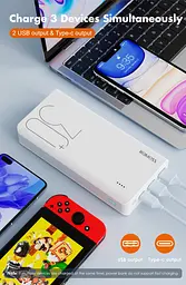 Універсальна мобільна батарея Romoss Sense8+ 30000mAh White (PHP30-401-02) - мініатюра 4
