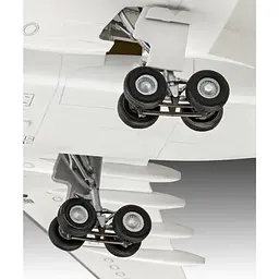 Збірна модель Revell Літак Airbus A330-300 Lufthansa масштаб 1:144, 108 деталей (RVL-03816) - мініатюра 8