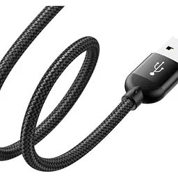 Кабель Baseus U-shaped portable data cable Type-C+MicroUSB 2.4A 0.23m black (CAMUTC-01) - мініатюра 2