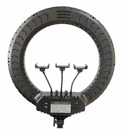 Кольцевая LED лампа для студийного освещения Ring RL-21 с пультом и штативом - миниатюра 6