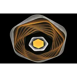 LED люстра стельова Linisoln 1203 WH-GR