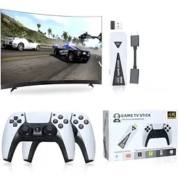 Игровая приставка HDMI M15 Game Stick 4K 64GB ∙ Миниконсоль M15 с 20 000 играми и беспроводными джойстиками - миниатюра 5