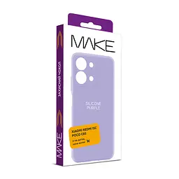 Чохол MAKE Xiaomi Redmi 15C/Poco C85 Silicone Purple - мініатюра 5