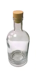 Пляшка "Хлоя" для напоїв 0,7л (скло) із пробкою (4 шт) - мініатюра 5