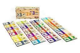 Головоломка Puz-22335 дерев'яна з літерами Puz-22335 р.12x25x4.5см PuzzleOk