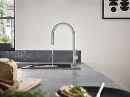 Змішувач Hansgrohe Talis M54 210 2jet кухонний з витяжним виливом Matt Black 72800670 Чорний матовий - мініатюра 2