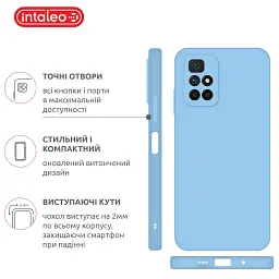 Чохол до мобільного телефона Intaleo SoftShell Xiaomi Redmi 10 Light Blue (1283126568244) - мініатюра 4
