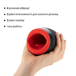 Преміальний мастурбатор Otouch CHIVEN 2, вібрувальний язичок, 6 режимів роботи, підігрів - мініатюра 3