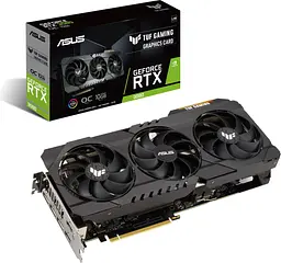 Відеокарта ASUS RTX 3080 10G TUF OC (TUF-RTX3080-O10G-GAMING) (GDDR6X, 320 bit, PCI-E v4.0 x16) Б/в - мініатюра 4