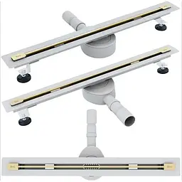 Трап для душу Rea Neo 70 Ultra Slim Pro brushed gold REA-G9804