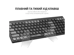 Клавіатура OfficePro SK985 Black (SK985B) - мініатюра 7