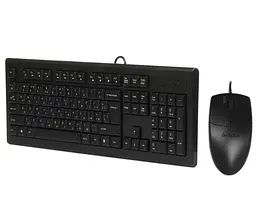 Комплект (Клавіатура та миша) A4Tech KRS-8520D USB Black (KRS-8520D Black) - мініатюра 2