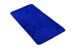 Килимок для ванної кімнати DARIANA 60*100 т.синій поліпропіленовий Standard u-cut соти