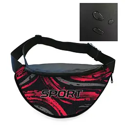 Сумка-бананка чоловіча/жіноча Sport 32×16 см з розширювачем поясна сумка або сумка через плече (02886)