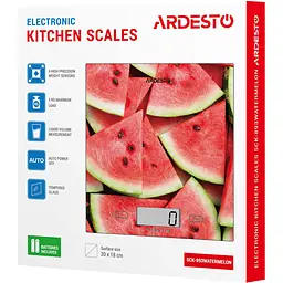Ваги кухонні Ardesto SCK-893WATERMELON [138196] - мініатюра 5
