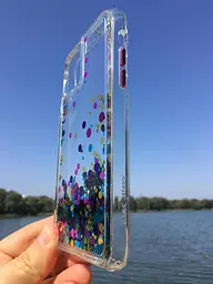 Чохол протиударний з плаваючими блискітками Case-Mate Waterfall CM039420 для iPhone 11 Pro Max/XS Max (6.5") Confetti - мініатюра 6