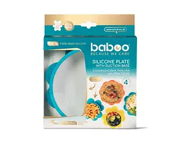 Тарілочка силіконова Baboo, блакитний (90429) - мініатюра 5