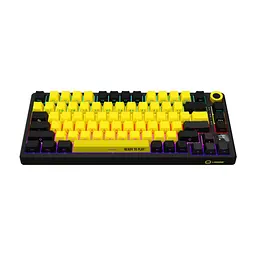 Клавіатура Lorgar KBP7075W Pro RGB Wireless/Bluetooth/USB UA Black/Yellow (LRG-KBP7075W-YL-US)