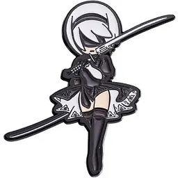 Значок Нієр: Автомата 2Б NieR: Automata 2B 5 см P NRA 2B 01