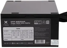 Блок живлення Vinga VPS P1 750W 80+ (VPS-750P1) - мініатюра 5