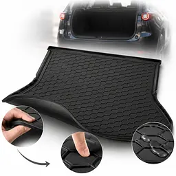 Автомобільний килимок у багажник Mazda CX-5 2022- нижня полиця Гумовий (AVTO-Gumm)