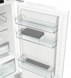 Холодильник Gorenje вбудований з нижн. мороз., 177x69x55см, 2 двері, 252 (76) л, А +, NF +, Зона св-ті, Диспл, Wi-Fi, Білі - мініатюра 6