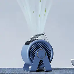 Настільний вентилятор F7-B Snail 2200mAh Blue - мініатюра 5