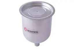 Бачок для фарбопульта Intertool 600 мл внутрішнє різьблення М16 x 1.5 мм - мініатюра 2
