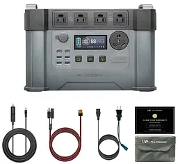 Портативна зарядна станція AAllpowers S2000 Pro 1500Wh 405405mAh 2400W Portable Power Station - мініатюра 2