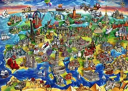Пазл Anatolian Європа 1500 ел. (4557) - мініатюра 2