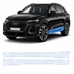 Антигравійна захисна бронеплівка за лекалами для Audi Q5 GU 2025- нижня зона кузова