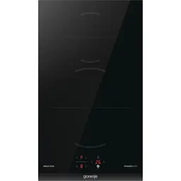 Варильна поверхня індукційна Gorenje 30 см Доміно PowerBoost TouchControl поєднання конфорок чорний