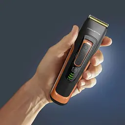 Машинка для стрижки Rowenta Sport Collection, акум., роторний мотор, насадок-2, кейс, сталь, чорно-помаранчевий - мініатюра 5